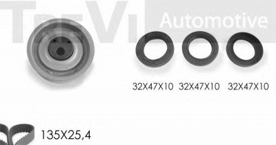 TREVI AUTOMOTIVE kd1113s -  Комплект ремня ГРМ